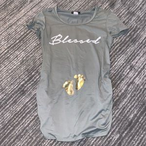 Blessed maternity tshirt